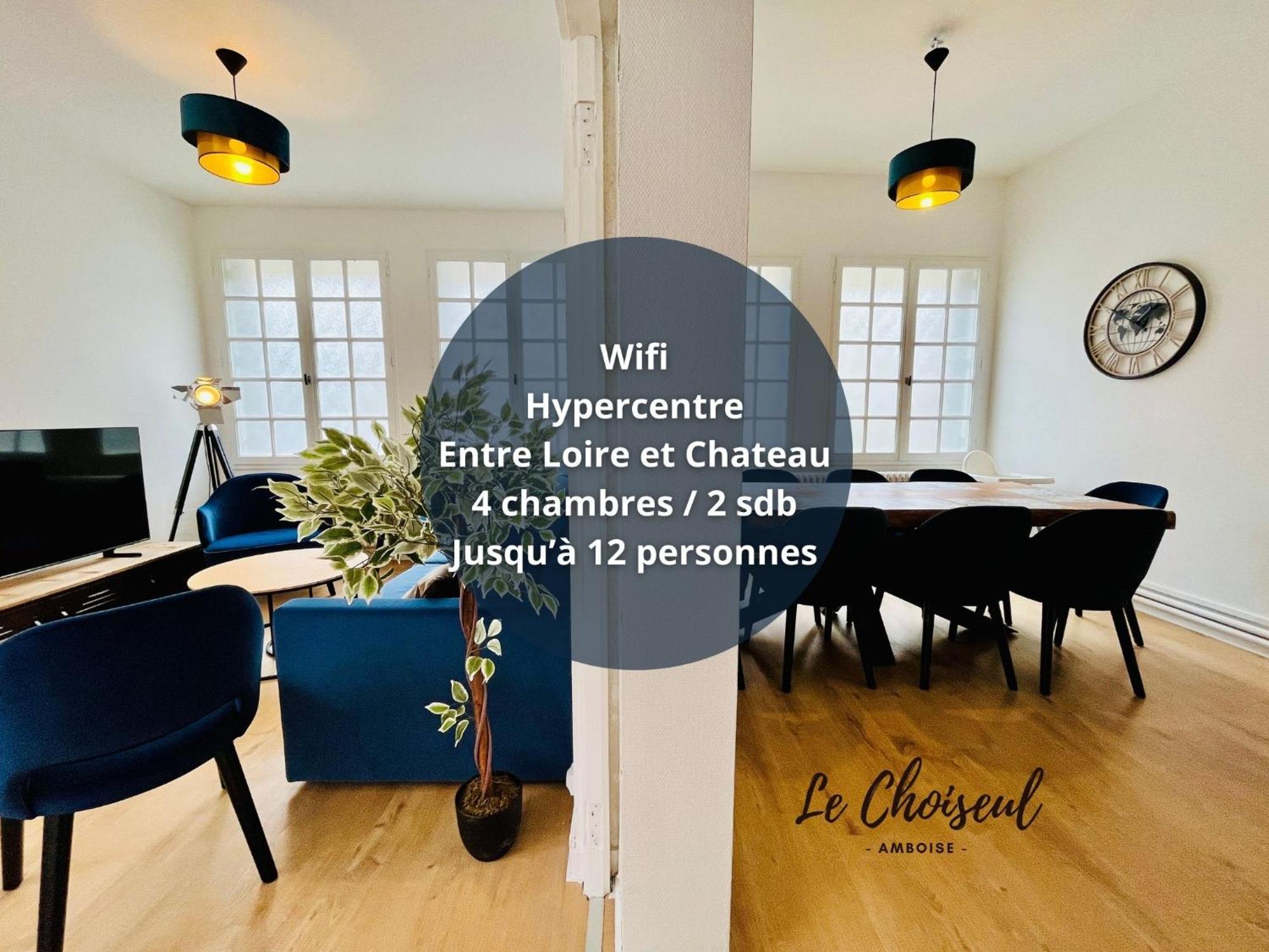 אמבואה Le Choiseul - T5 Entre Loire Et Chateau Royal - Manoir De La Concorde מראה חיצוני תמונה